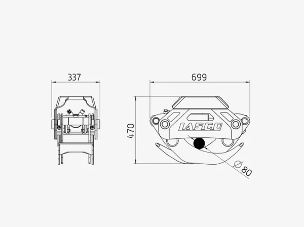 Lasco Log Grapple La1200ez 2